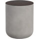 Diaz 20 X 16 inch Grey / Wood Grain Brown Outdoor End Table
